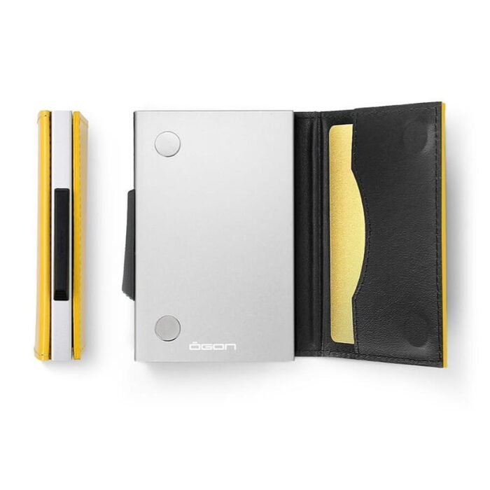 Портфейл Ogon Cascade Slim, Glossy Citrus - Image 3