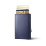 Портфейл OGON Cascade Slim Leather, Navy Blue