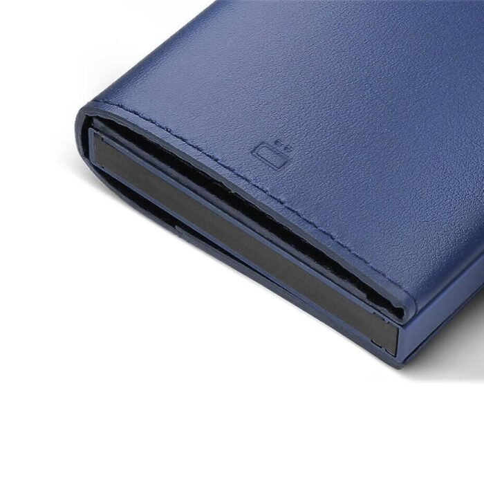 Портфейл OGON Cascade Slim Leather, Navy Blue - Image 2
