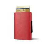 Портфейл Ogon - Cascade Slim, Traforato Red