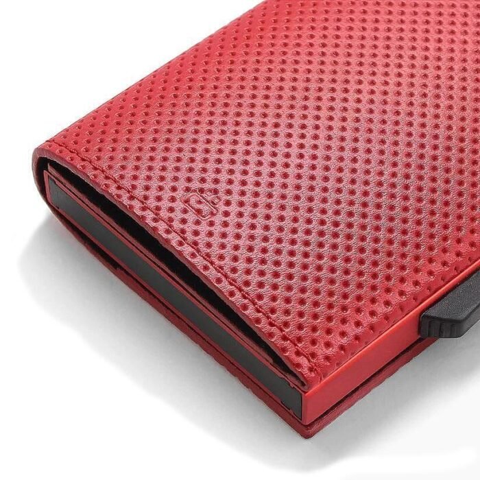Портфейл Ogon - Cascade Slim, Traforato Red - Image 4