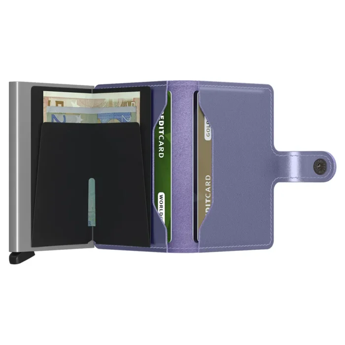 Портфейл SECRID - Metallic Lila, с RFID защита - Image 3
