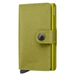 Портфейл SECRID - Mini Crisple Lime, с RFID защита