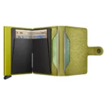 Портфейл SECRID - Mini Crisple Lime, с RFID защита - Image 4