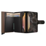 Портфейл SECRID - Mini Jungle Brown, естествена кожа, RFID защита - Image 3