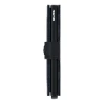 Портфейл SECRID - Mini Matte Black, естествена кожа, с RFID защита - Image 3
