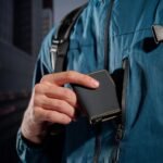 Портфейл SECRID - Mini Matte Black & Ochre, естествена кожа, с RFID защита - Image 7