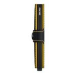 Портфейл SECRID - Mini Matte Black & Ochre, естествена кожа, с RFID защита - Image 3