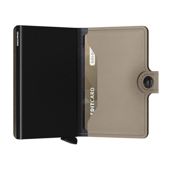 Портфейл SECRID - Mini Matte Desert, естествена кожа, с RFID защита - Image 3
