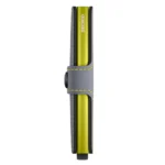 Портфейл SECRID - Mini Matte Grey & Lime, с RFID защита - Image 2