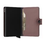Портфейл SECRID - Mini Matte Rose, естествена кожа, с RFID защита - Image 2