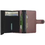 Портфейл SECRID - Mini Matte Rose, естествена кожа, с RFID защита - Image 3