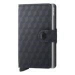 Портфейл SECRID - Mini Optical Black-Titanium, с RFID защита