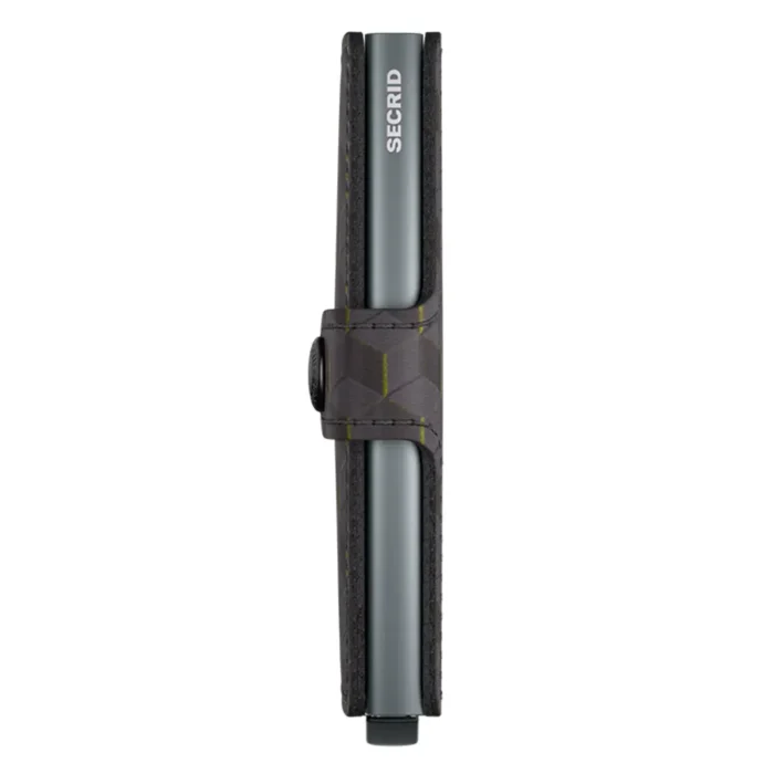 Портфейл SECRID - Mini Optical Grey-Yellow, с RFID защита - Image 2