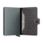 Портфейл SECRID - Mini Optical Grey-Yellow, с RFID защита - Image 3