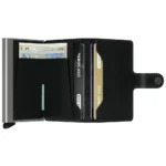 Портфейл SECRID - Mini Original Black, естествена кожа, с RFID защита - Image 2