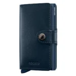 Портфейл SECRID - Mini Original Navy-Navy, естествена кожа, с RFID защита