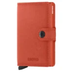 Портфейл SECRID - Mini Original Orange, естествена кожа, с RFID защита