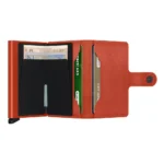 Портфейл SECRID - Mini Original Orange, естествена кожа, с RFID защита - Image 3