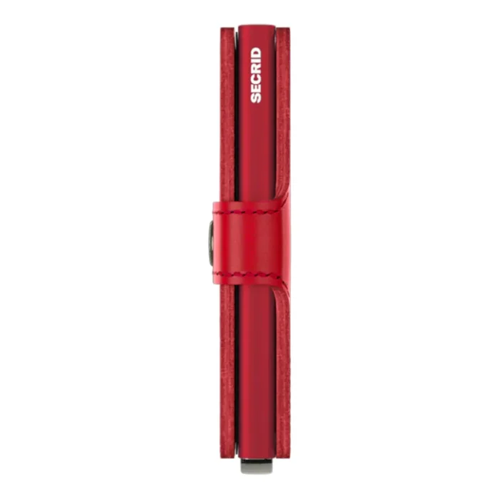 Портфейл SECRID - Mini Original Red, естествена кожа, с RFID защита - Image 3