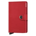 Портфейл SECRID - Mini Original Red, естествена кожа, с RFID защита