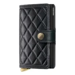Портфейл SECRID - Mini Premium Emboss Black, с RFID защита