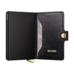 Портфейл SECRID - Mini Premium Emboss Black, с RFID защита - Image 3
