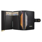 Портфейл SECRID - Mini Premium Emboss Black, с RFID защита - Image 4