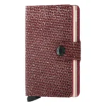 Портфейл SECRID - Mini Sparkle Red, с RFID защита