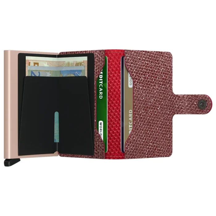 Портфейл SECRID - Mini Sparkle Red, с RFID защита - Image 3