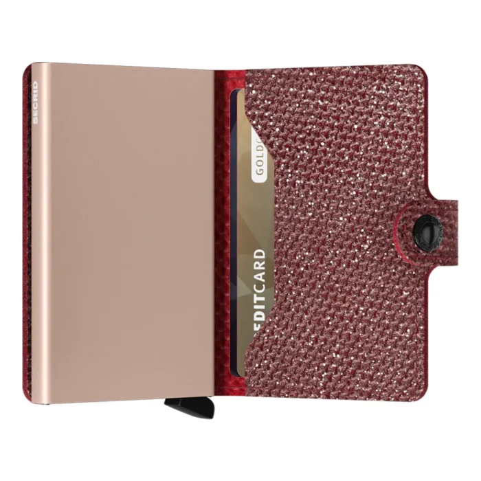 Портфейл SECRID - Mini Sparkle Red, с RFID защита - Image 2