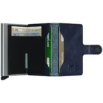 Портфейл SECRID - Mini Stitch Linea Navy, с RFID защита - Image 3