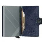 Портфейл SECRID - Mini Stitch Linea Navy, с RFID защита - Image 2