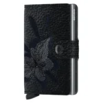 Портфейл SECRID - Mini Stitch Magnolia Black, с RFID защита