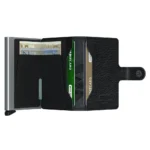Портфейл SECRID - Mini Stitch Magnolia Black, с RFID защита - Image 3