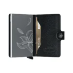 Портфейл SECRID - Mini Stitch Magnolia Black, с RFID защита - Image 4