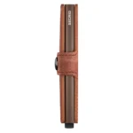 Портфейл SECRID - Mini Vintage Cognac Brown, естествена кожа, с RFID защита - Image 2