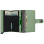 Портфейл SECRID - Mini Yard Powder Pistachio, с RFID защита - Image 3