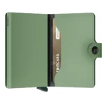 Портфейл SECRID - Mini Yard Powder Pistachio, с RFID защита - Image 2