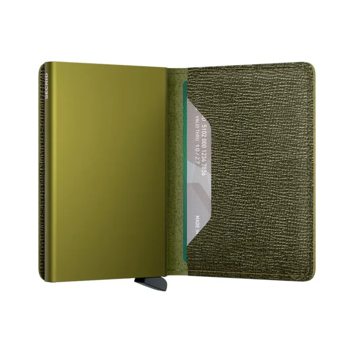 Портфейл SECRID - Slim Crisple Kelp, с RFID защита - Image 4
