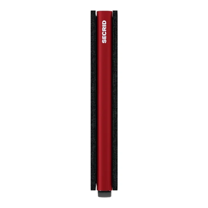 Портфейл SECRID - Slim Matte Black & Red, с RFID защита - Image 4