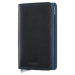 Портфейл SECRID - Slim Original Black-Navy, с RFID защита