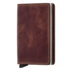 Портфейл SECRID - Slim Vintage Brown, с RFID защита