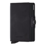 Портфейл SECRID - Twin Vintage Black, с RFID защита