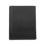 Портфейл за паспорт Zippo - Carbon, RFID защита, черен