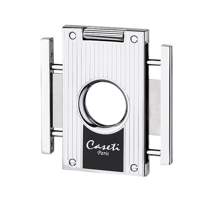Резачка за пури Caseti - Chrome & Lines, 22 мм - Image 2