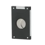 Резачка за пури Caseti - Chrome/Black, с две остриета, 22 см