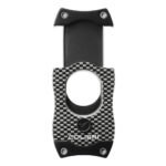 Резачка за пури Colibri "S-Cut II" Silver Carbon Design, 26 мм - Image 2
