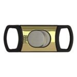 Резачка за пури Gold/Black, с два вида острие