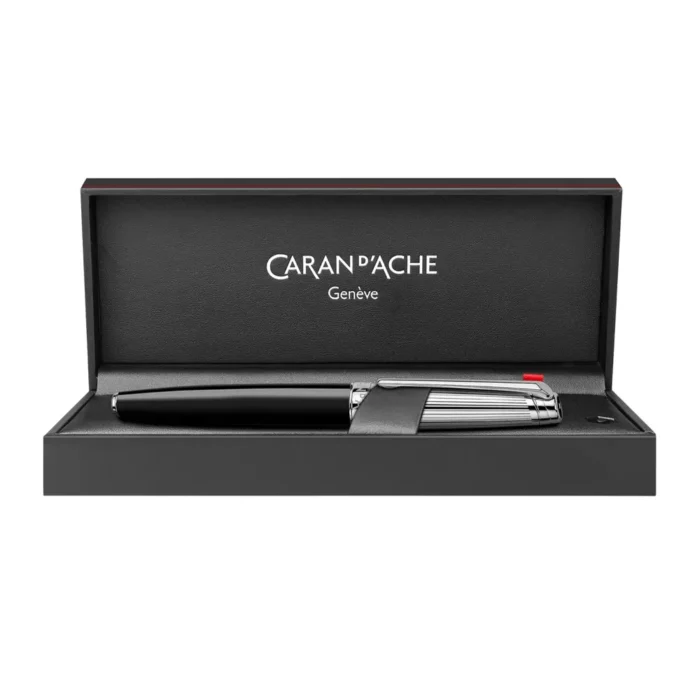 Ролер Caran d'Ache - Leman Bicolor Black/Silver - Image 3